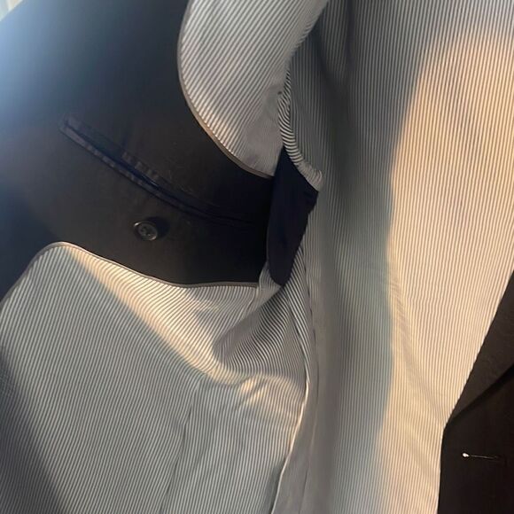 Brooks Brothers Explorer Madison Fit Suit Blazer Jacket 40L Wool Blend Charcoal - Picture 10 of 11